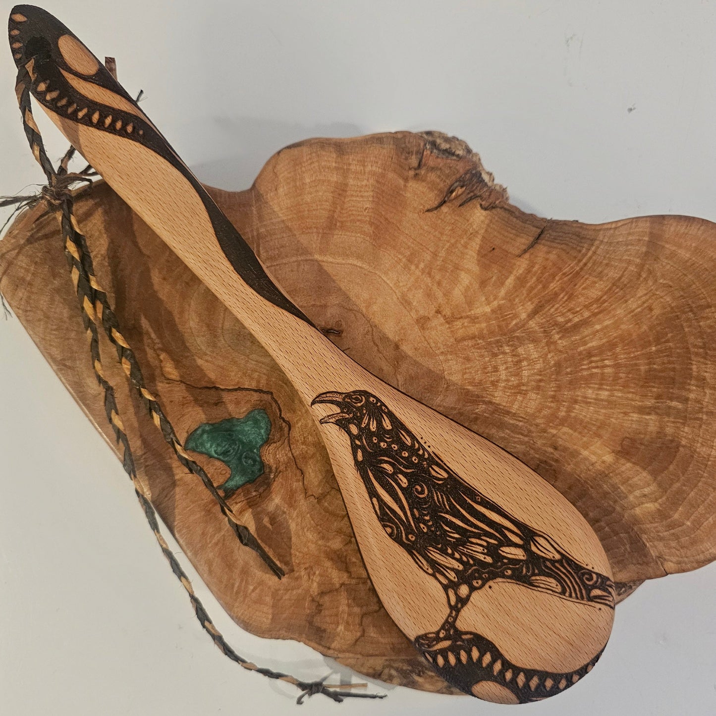 Hummingbird & Raven BIG Spoon