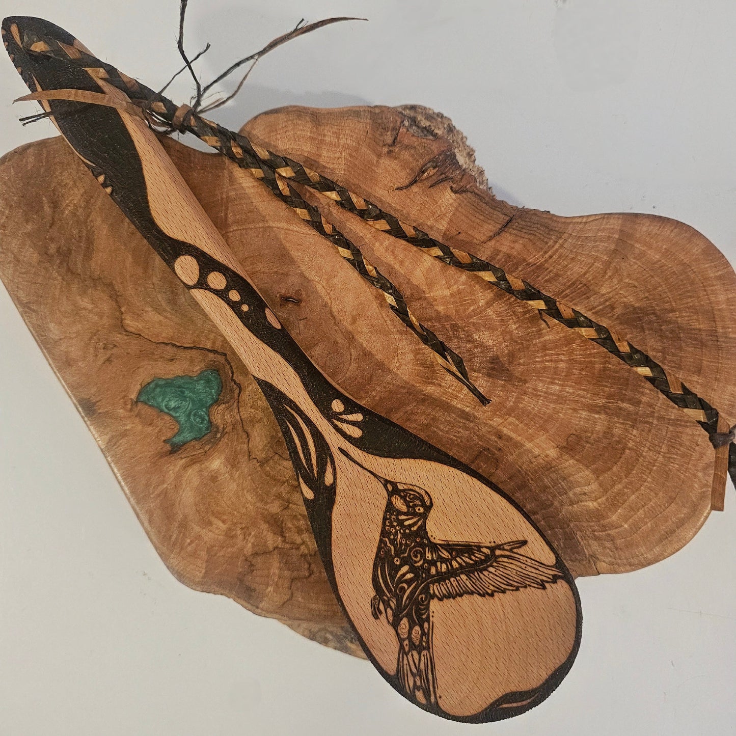 Hummingbird & Raven BIG Spoon
