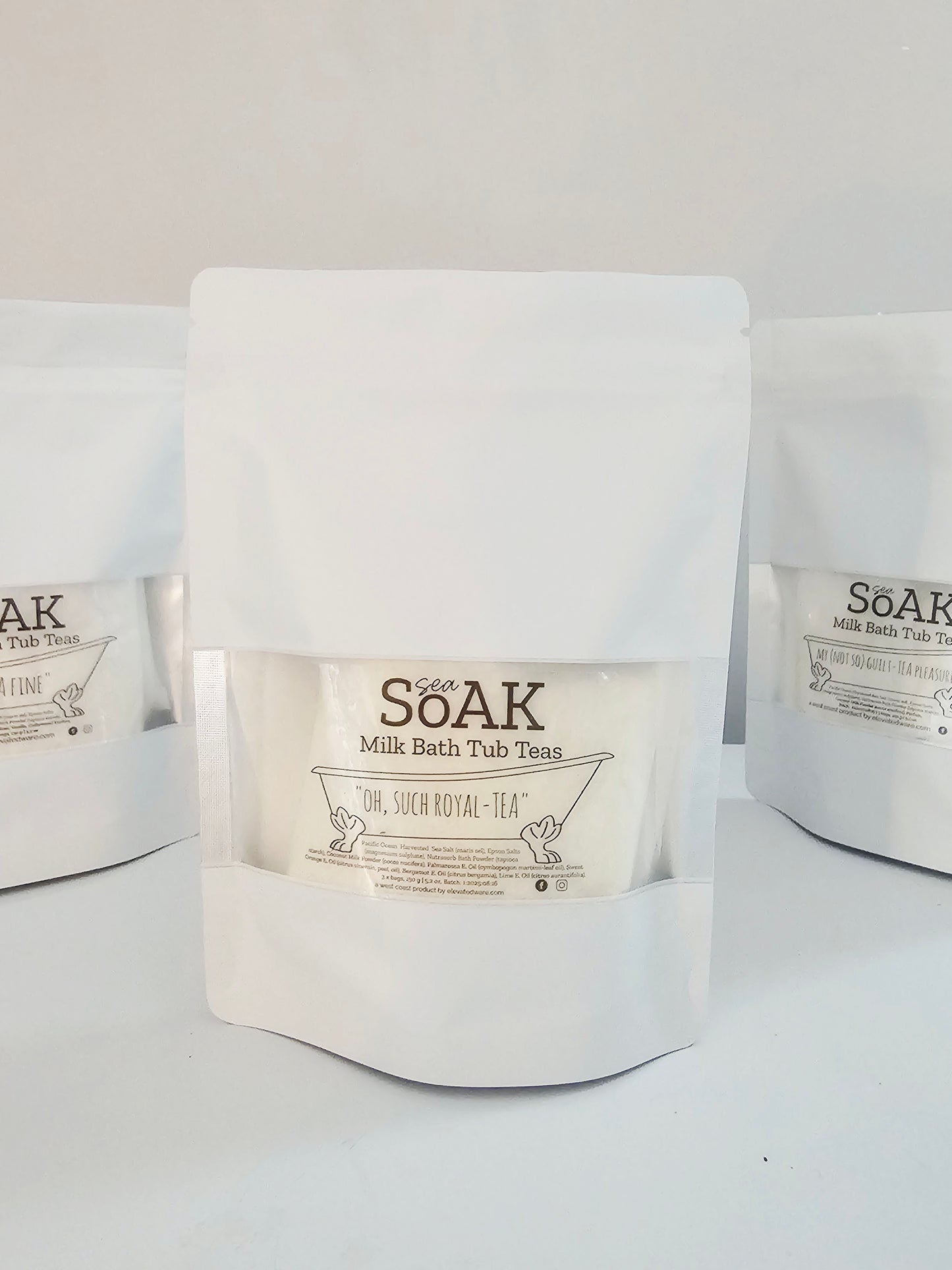 Sea SoAK Milk Bath Tub Teas