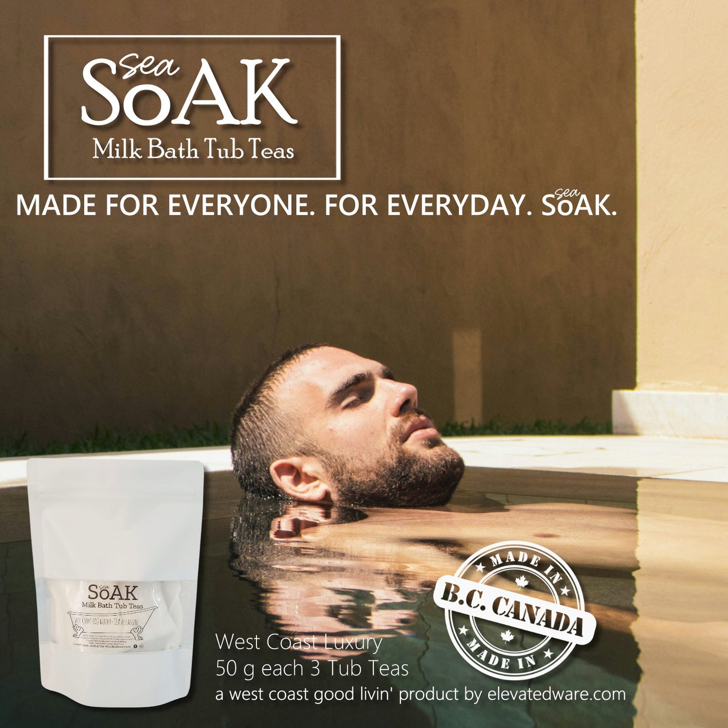 Sea SoAK Milk Bath Tub Teas