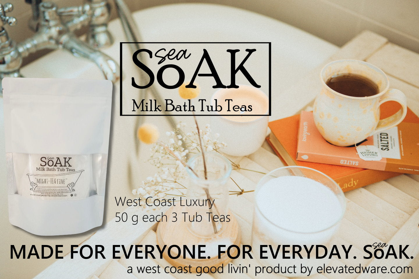 Sea SoAK Milk Bath Tub Teas