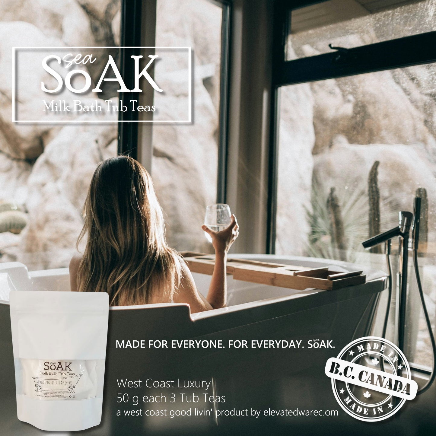Sea SoAK Milk Bath Tub Teas