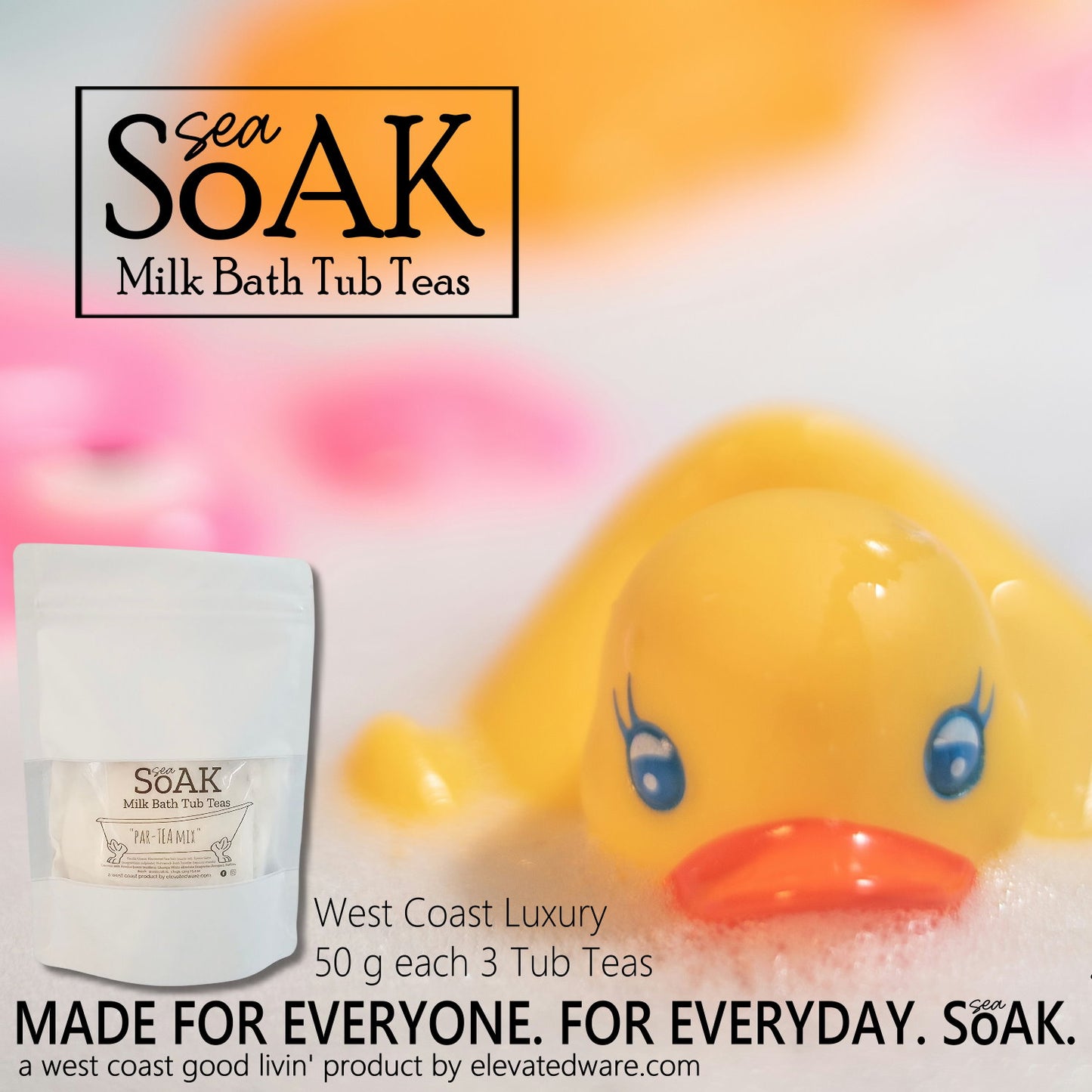 Sea SoAK Milk Bath Tub Teas