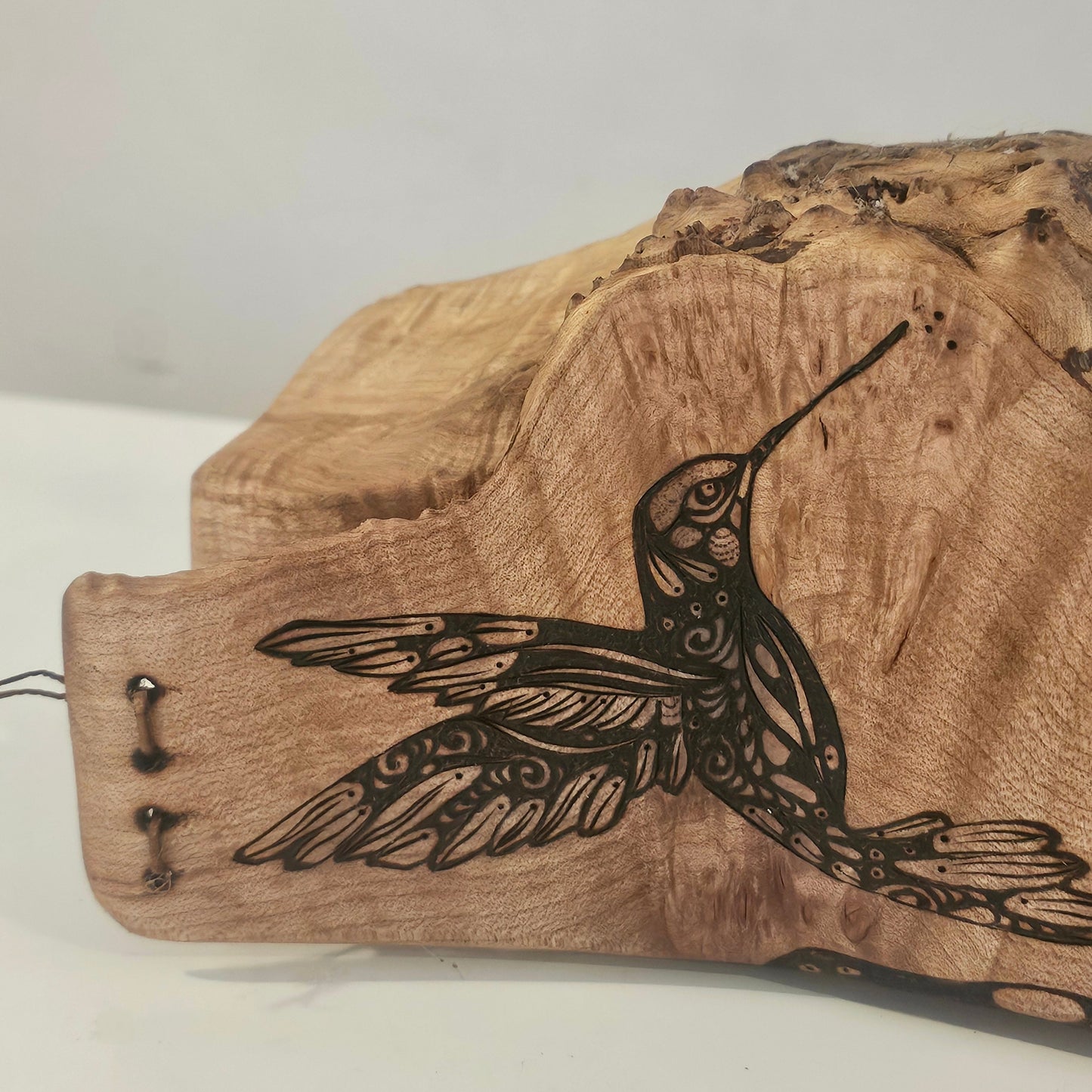 Steam Bent Cedar Stitch - Single HummingBud Vase