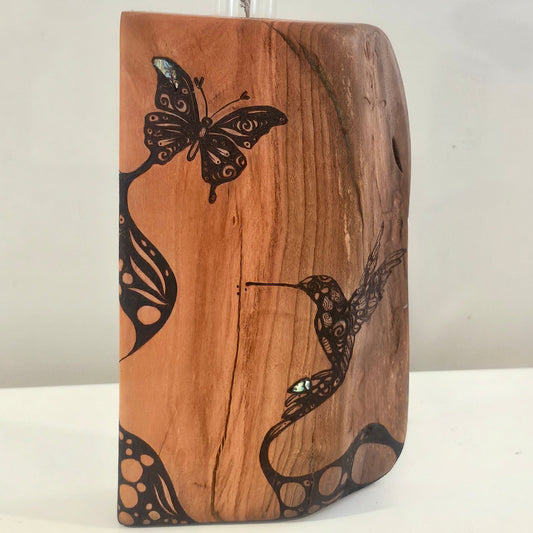 Arbutus Butterfly - Single HummingBud Vase