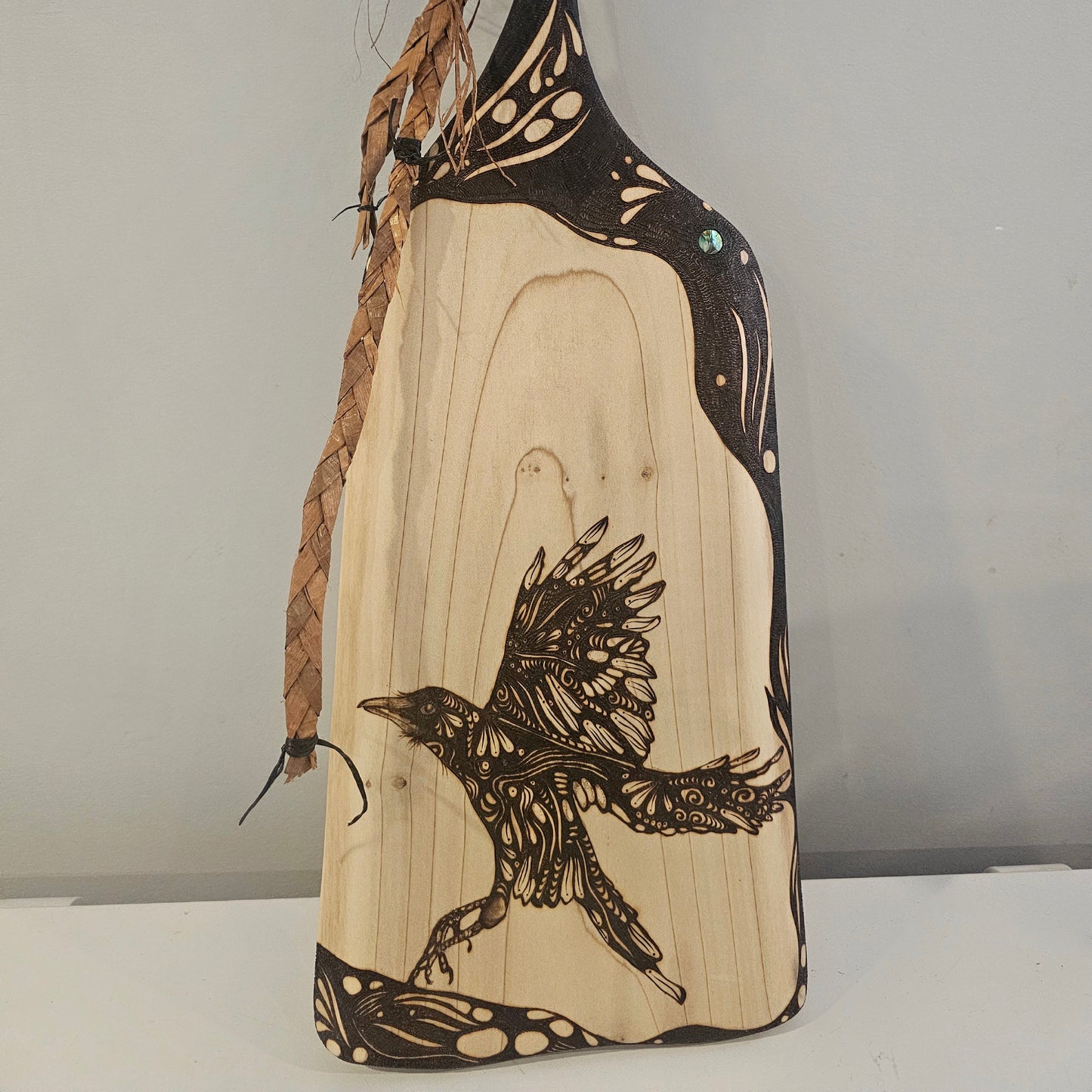 Raven with Abalone