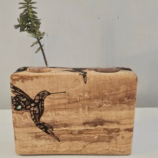 Maple - Double HummingBud Vase