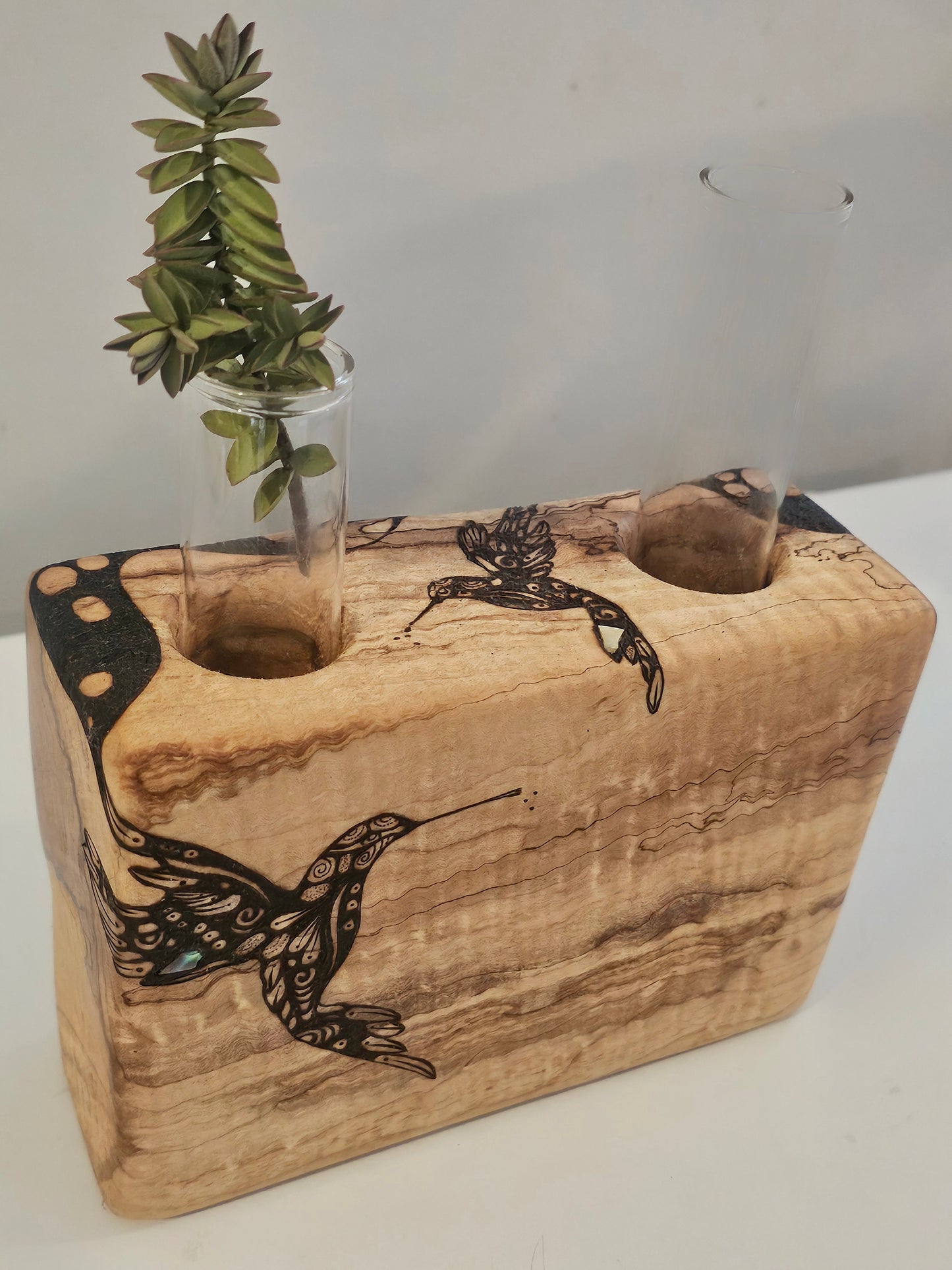 Maple - Double HummingBud Vase