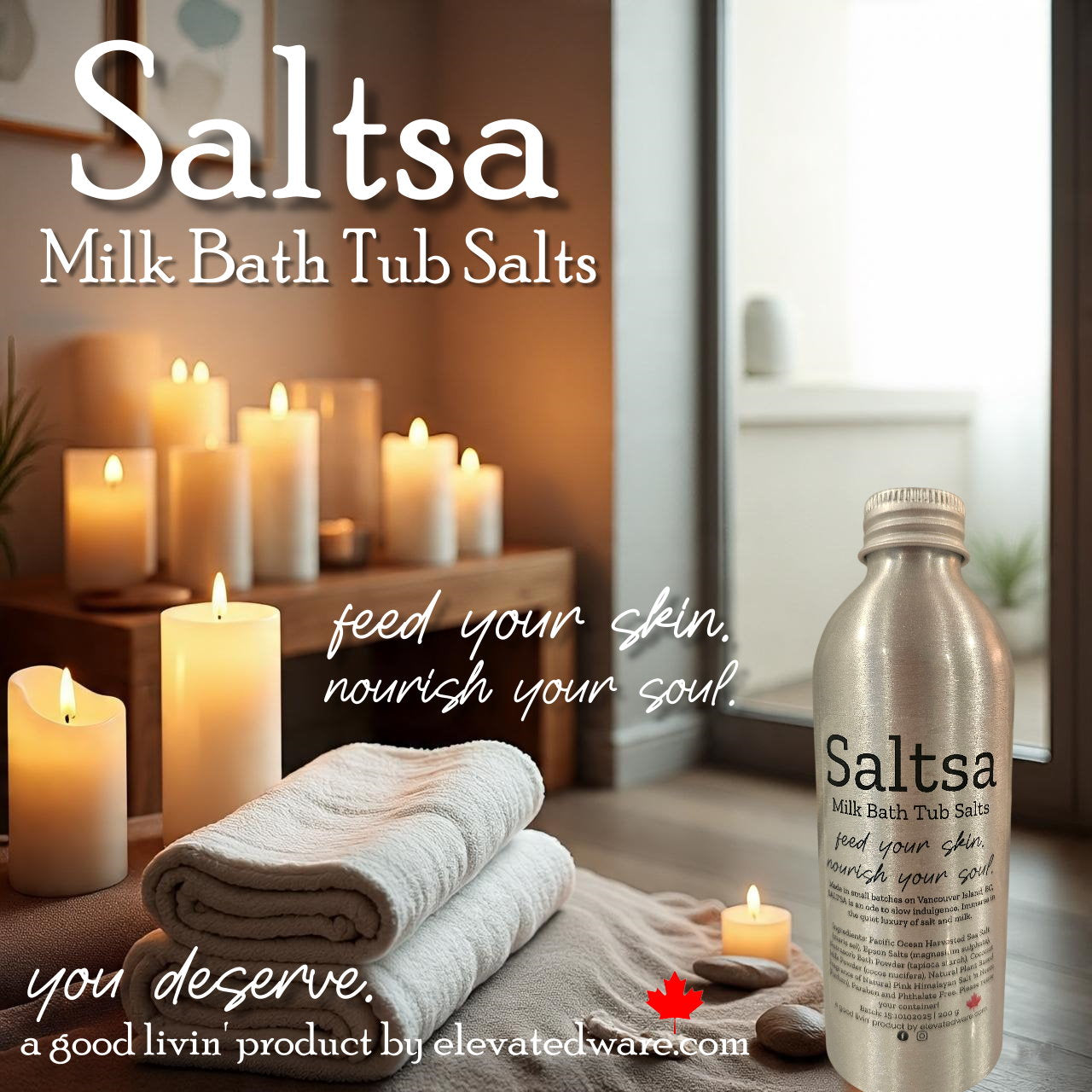 Saltsa - Milk Bath Tub Salts