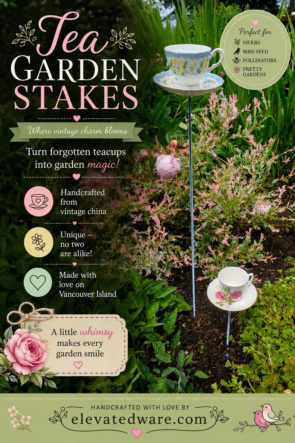 Tea Garden Stakes