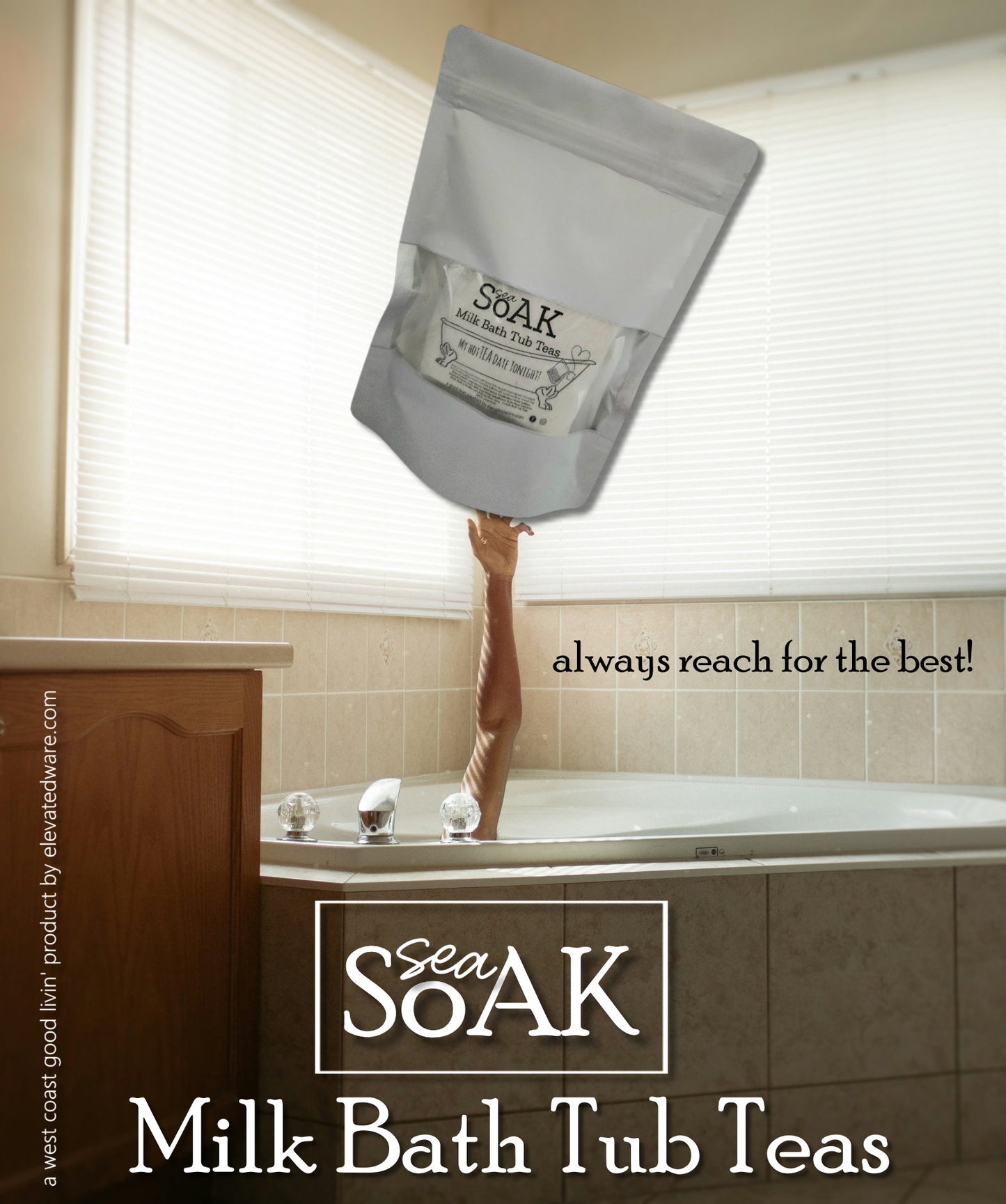 Sea SoAK Milk Bath Tub Teas